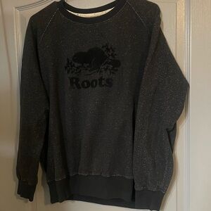 Roots Charcoal Crewneck Sweater